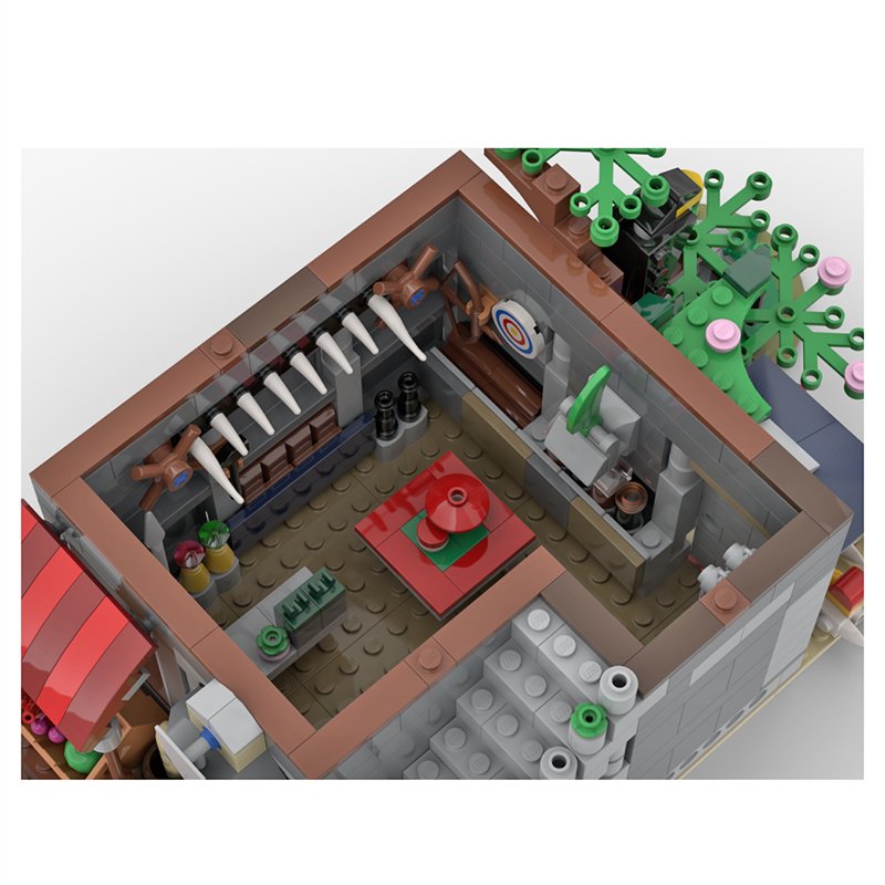 MOC - 82698 Mittelalterliches Kaufmannshaus - LesDiy - Klemmbausteine