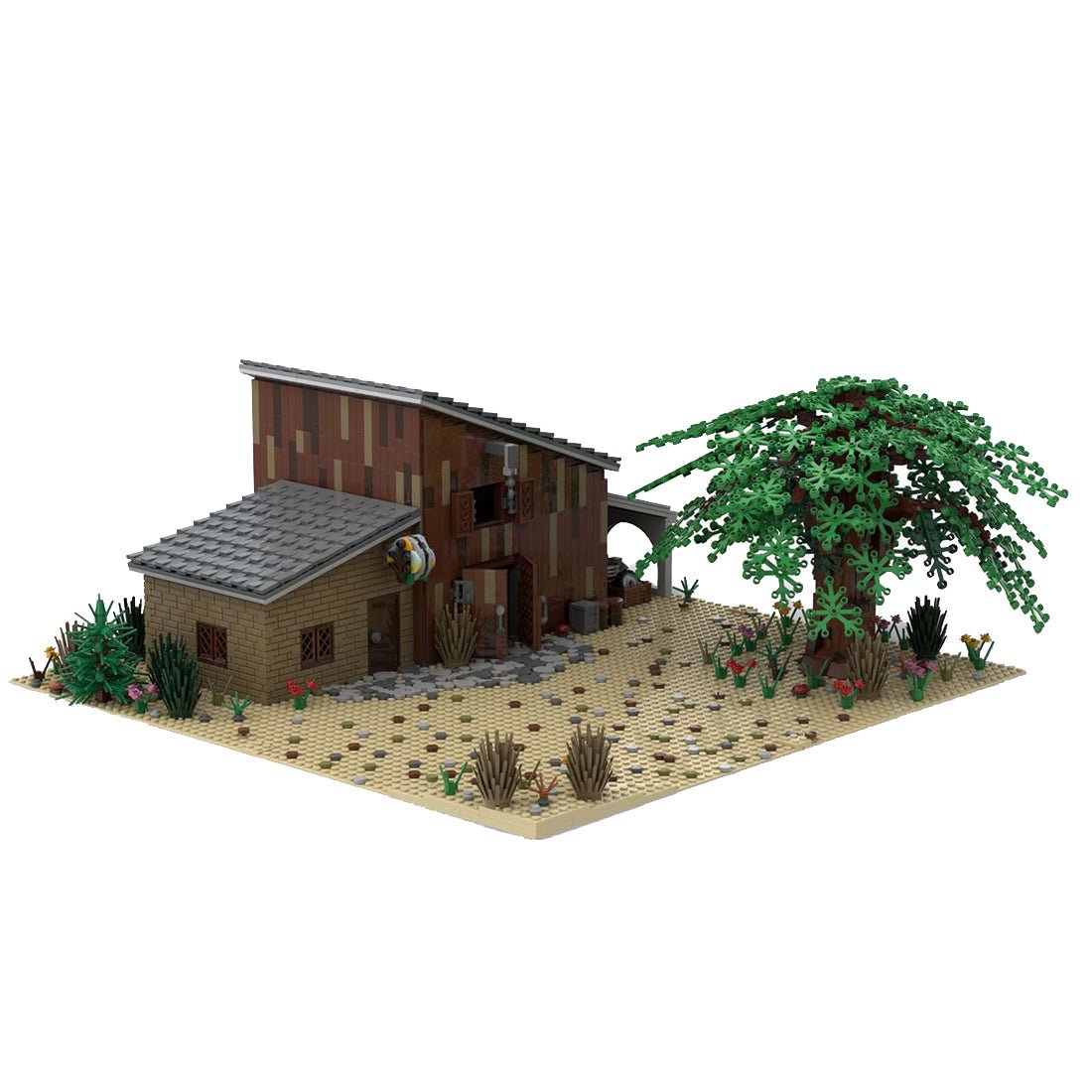 MOC - 84949 1/40 Heather Gems Factory Train Szene Klemmbausteine - LesDiy - Klemmbausteine