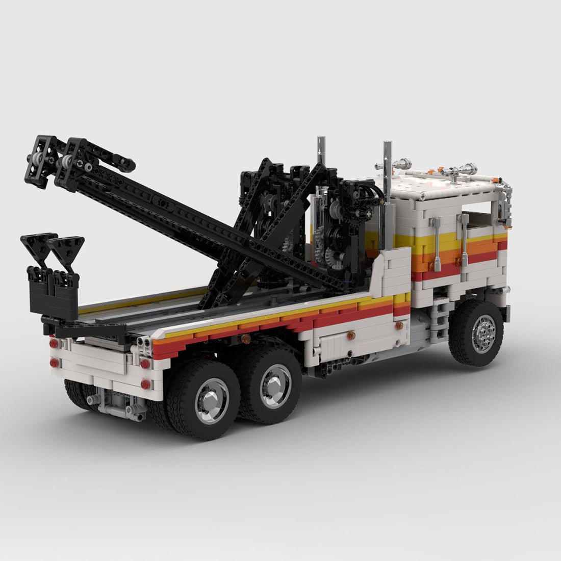 MOC - 85025 Freightliner FLA Abschleppwagen Klemmbausteine - LesDiy - Klemmbausteine