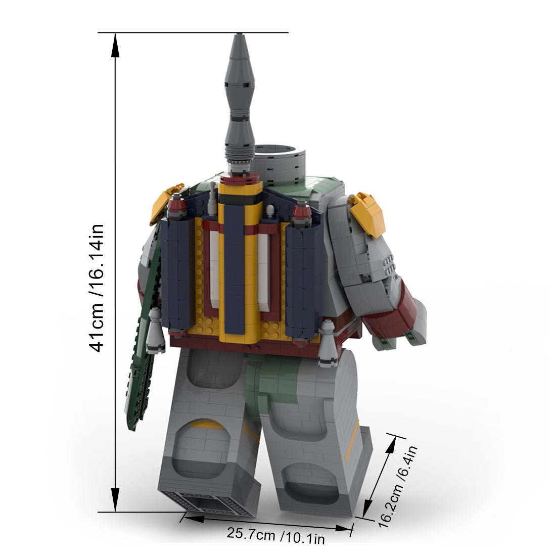 MOC - 85873 Boba Fett - LesDiy - Klemmbausteine