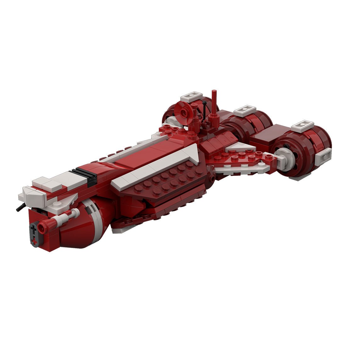 MOC - 86851 Republic Cruiser Klemmbausteine - LesDiy - Klemmbausteine