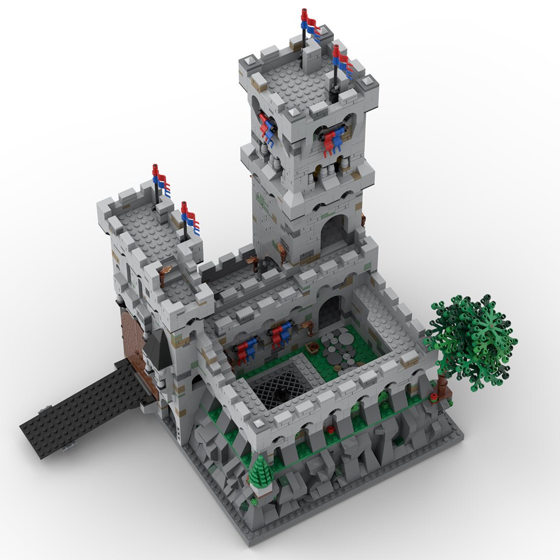 MOC - 87299 King’s Mountain Fortress Klemmbausteine - LesDiy - Klemmbausteine