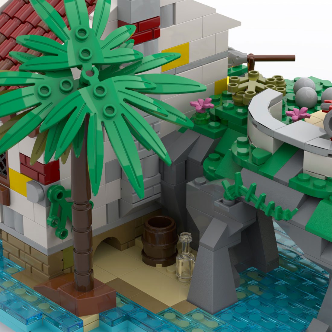 MOC - 90994 The Pirate Series The Conquered Outpost Klemmbausteine - LesDiy - Klemmbausteine