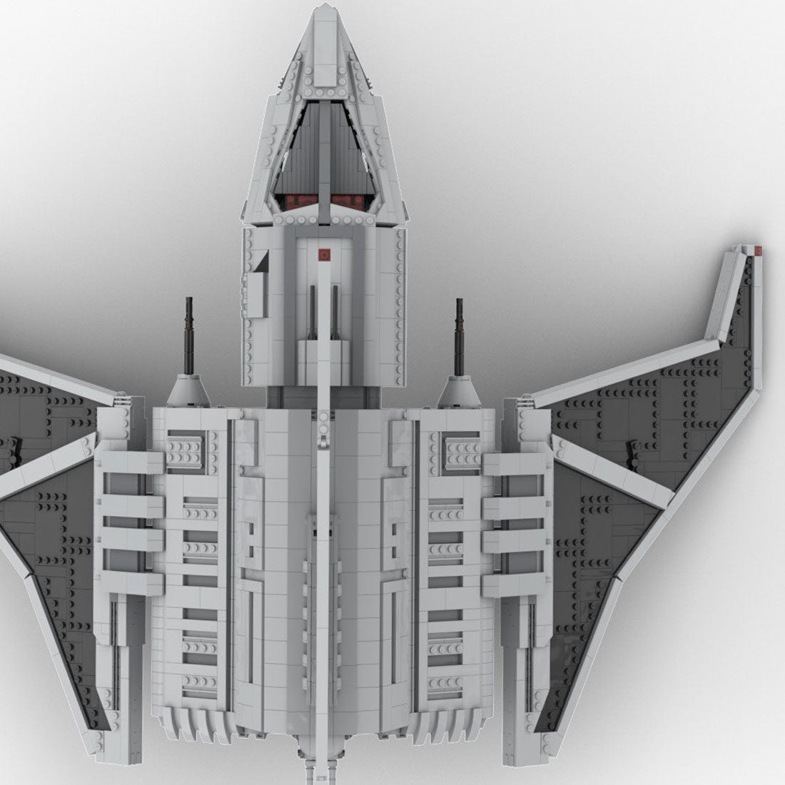 MOC - 94279 Space Wars Bomber Fighter Klemmbausteine - LesDiy - Klemmbausteine