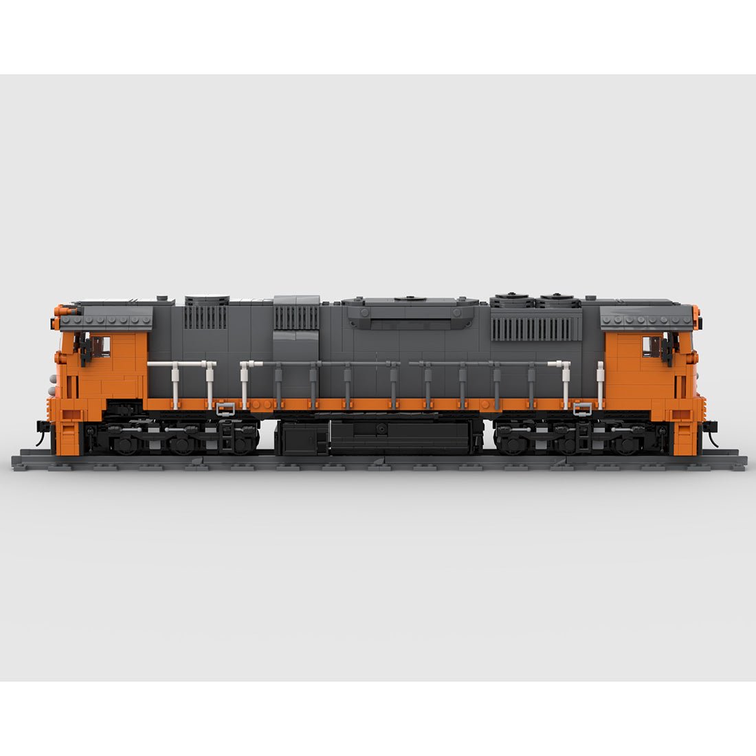 MOC - 94812 Orange N - Klasse Retro - Zug - LesDiy - Klemmbausteine