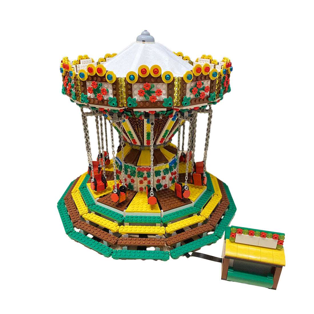MOC Chained Carousel Klemmbausteine - LesDiy - Klemmbausteine