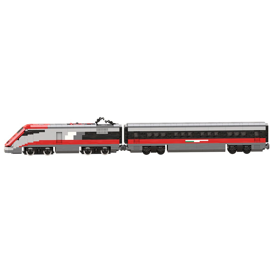 MOC ETR 500 Italian Train Klemmbausteine - LesDiy - Klemmbausteine