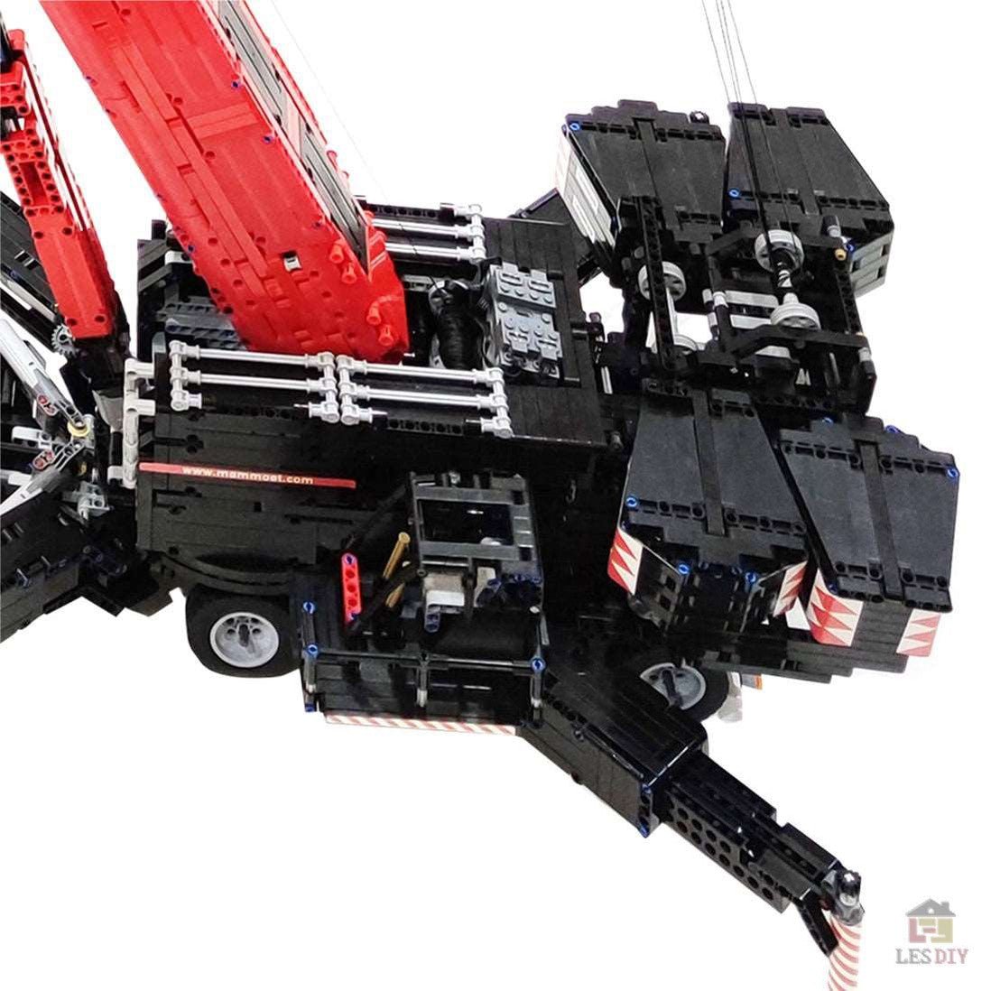 MOC LTM1750 - 9.1 All - Road - RC - Kran mit 12 Motoren Klemmbausteine - LesDiy - Klemmbausteine