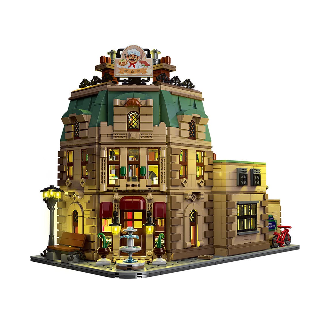 MOC - 160521 Ratatouille - Gusteau's restaurant Klemmbausteine - LesDiy - Klemmbausteine