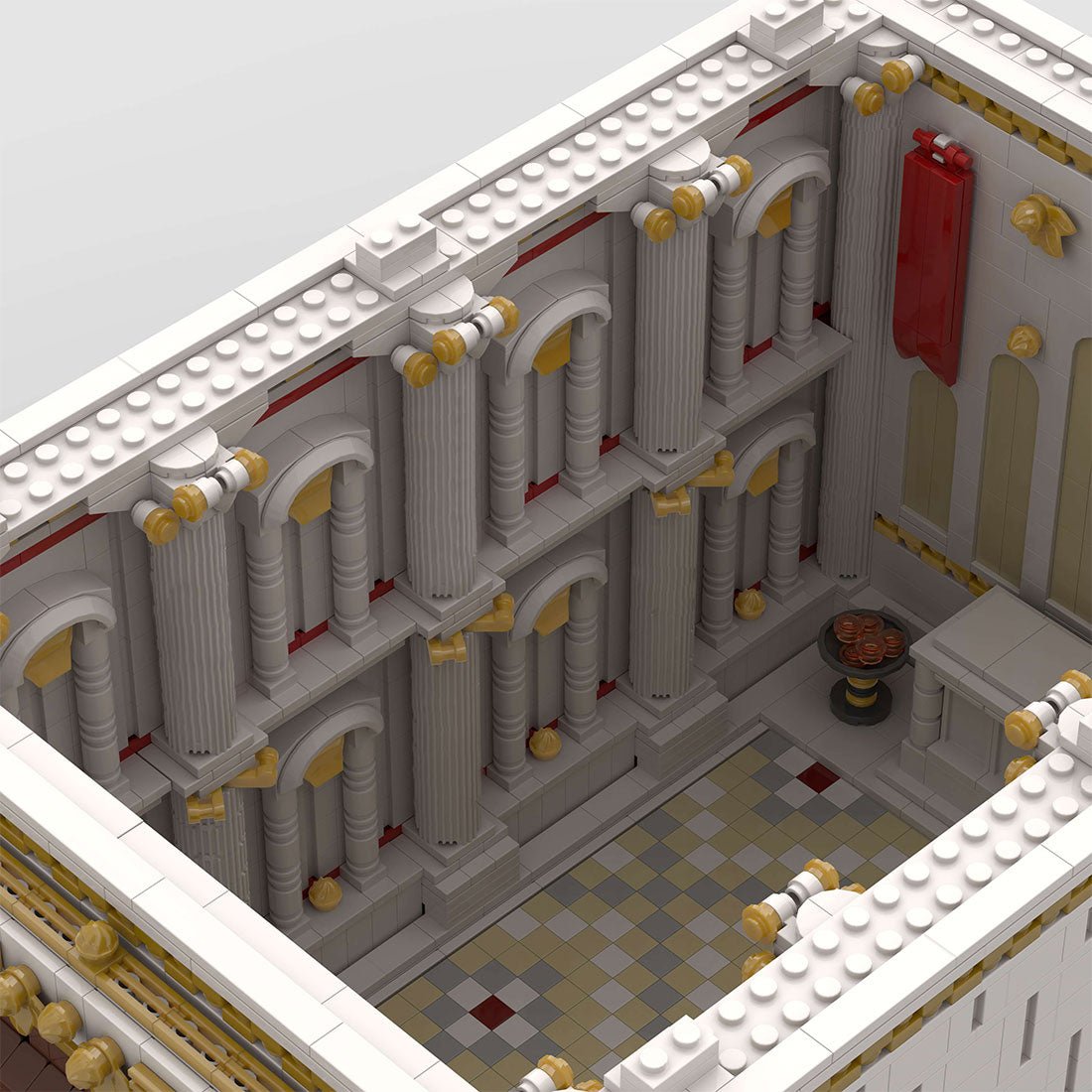 Module 2 for MOC - 136729 Ancient Roman Temple Castle Klemmbausteine - LesDiy - Klemmbausteine