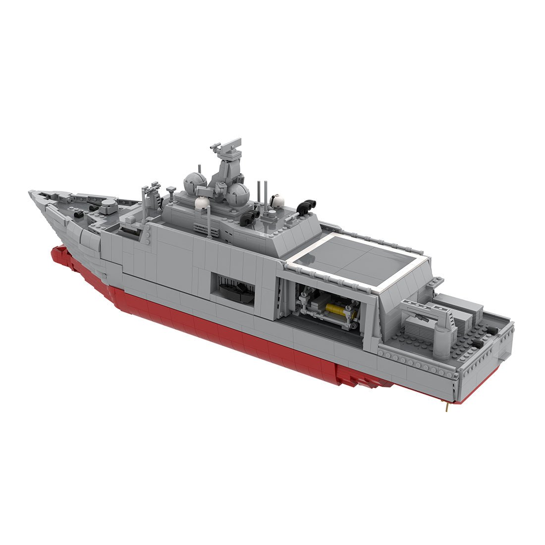 Navy City - class Mine Countermeasures Vessel Klemmbausteine - LesDiy - Klemmbausteine