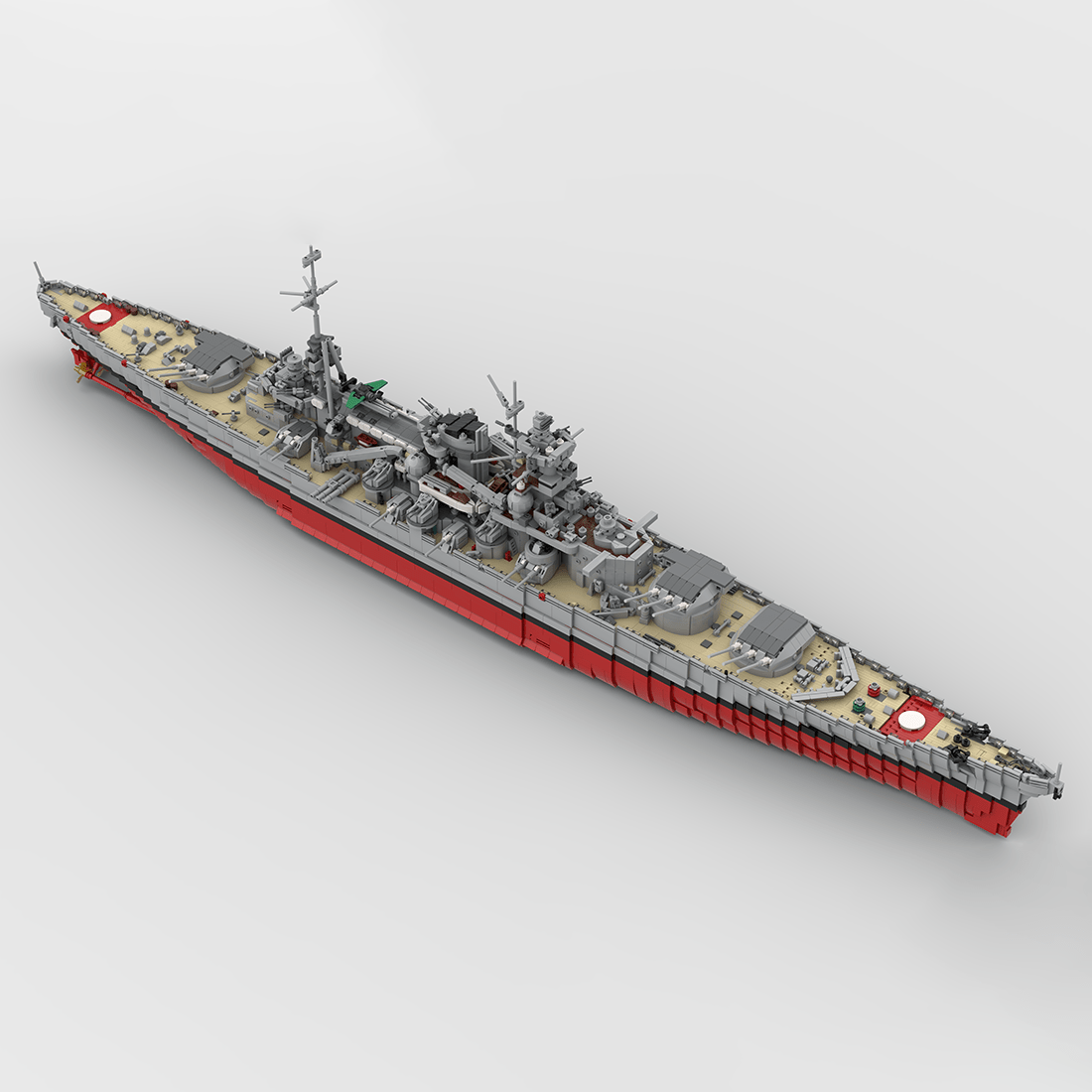 Scharnhorst Class Battleship Klemmbausteine - LesDiy - Klemmbausteine