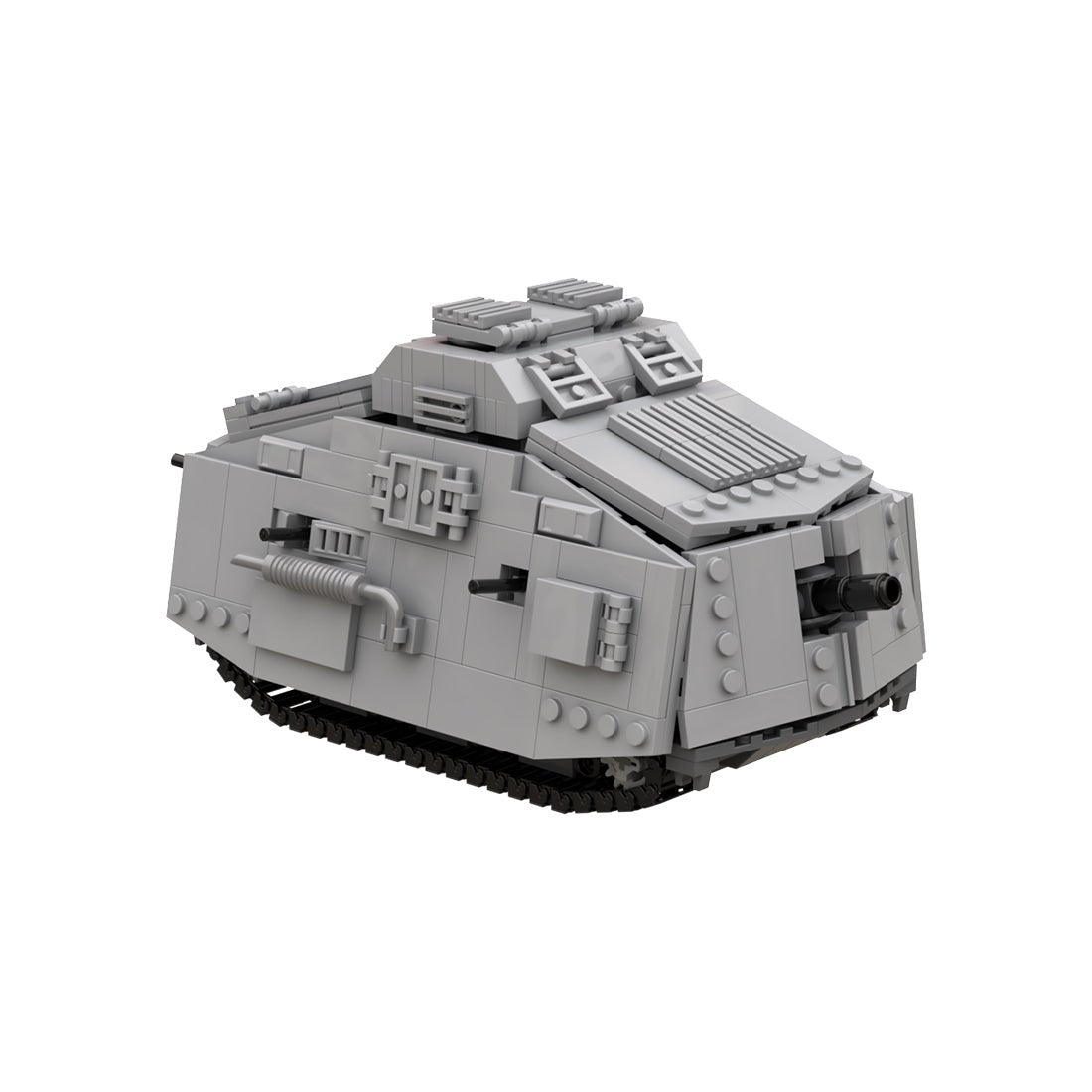 Schwerer Militärpanzer A7V Klemmbausteine - LesDiy - Klemmbausteine