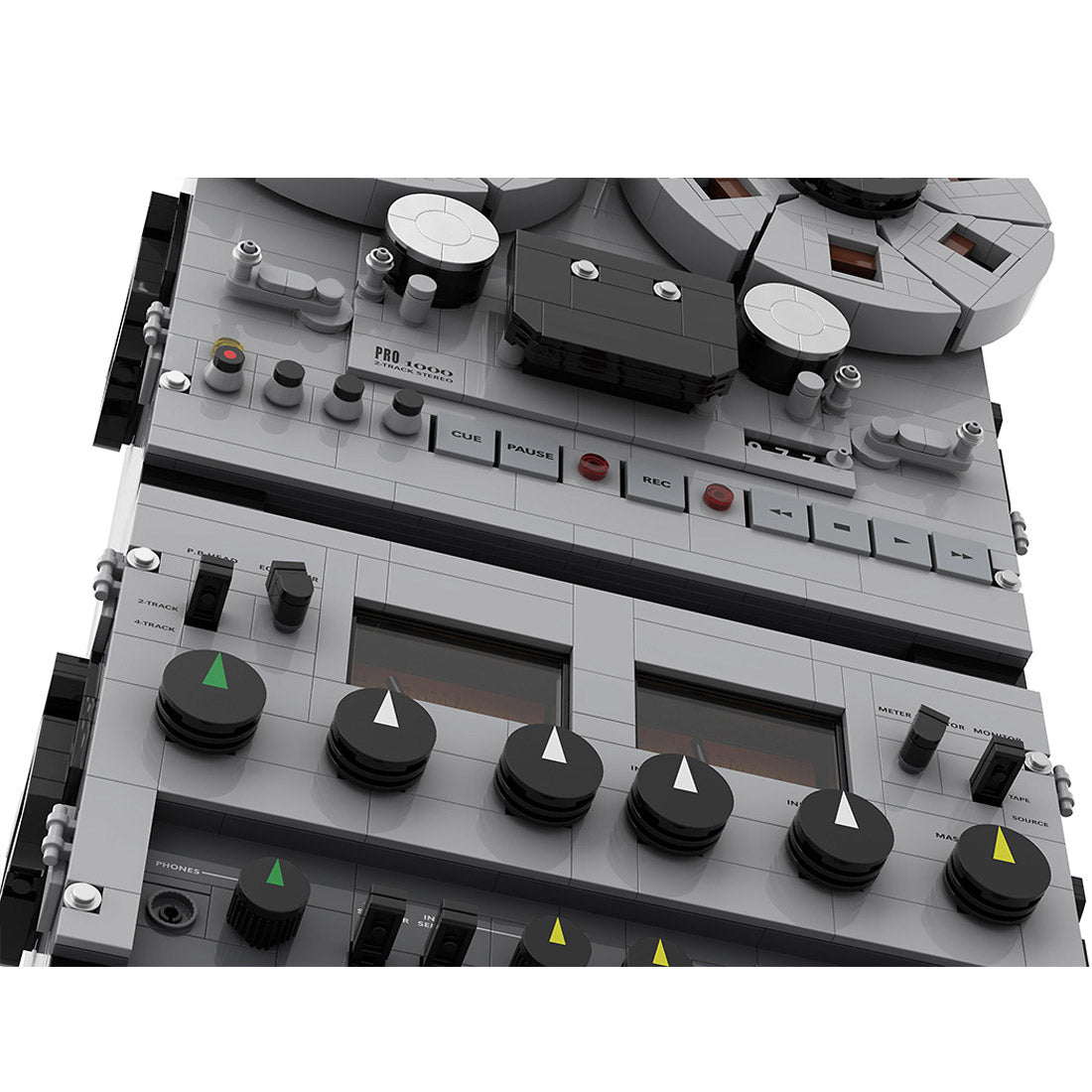 Semi - Professional Open - Reel Tape Recorder Klemmbausteine(Dynamic Version) - LesDiy - Klemmbausteine