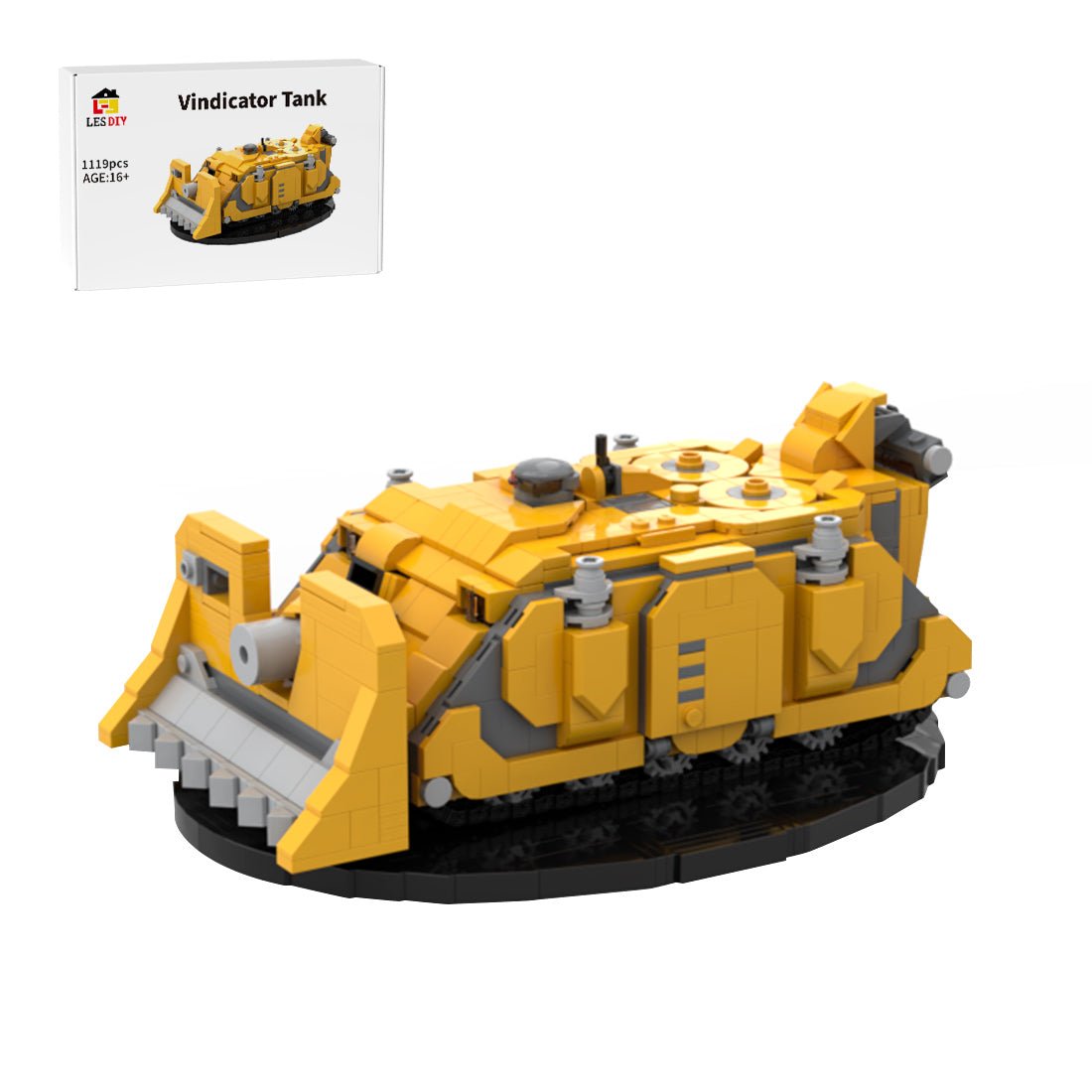 Space Marines Rhino Tank Klemmbausteine - LesDiy - Klemmbausteine