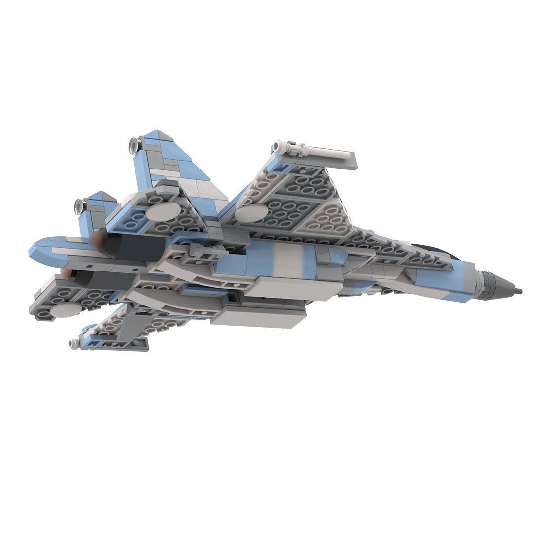 SU - 35 - Kampfflugzeug im Maßstab 1:72 Klemmbausteine - LesDiy - Klemmbausteine
