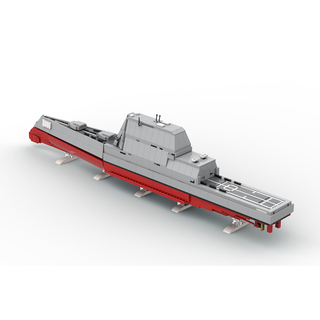 MOC-227260 USS Zumwalt Klemmbausteine