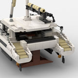 MOC-270057 Modern Sailing Catamaran Klemmbausteine