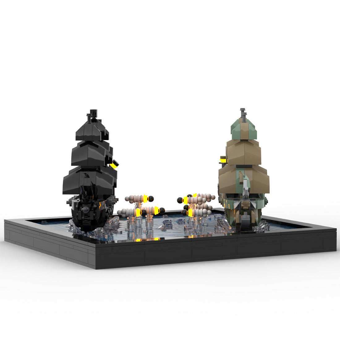 MOC-275985 LEGO Pirates of the Caribbean „Am Ende der Welt“ – Seeschlacht (Die Flying Dutchman gegen die Black Pearl) Klemmbausteine