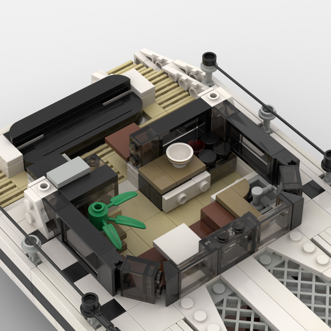 MOC-270057 Modern Sailing Catamaran Klemmbausteine