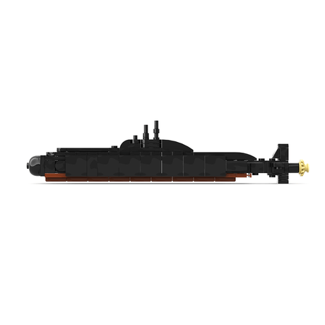 1/150 Scale Mini Submarine Set 2 Klemmbausteine - LesDiy - Klemmbausteine