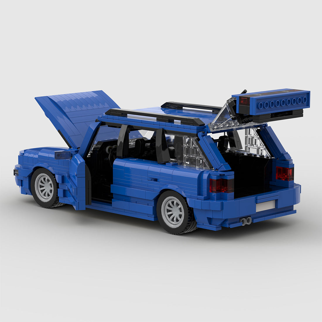 MOC-159092 Audi RS 2 Blue Klemmbausteine