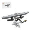 1/200 Scale German U - 156 WWII U - boat Klemmbausteine - LesDiy - Klemmbausteine