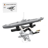 1/200 Scale German U - 156 WWII U - boat Klemmbausteine - LesDiy - Klemmbausteine