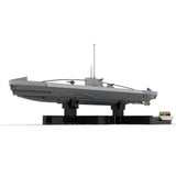 1/200 Scale German U - 156 WWII U - boat Klemmbausteine - LesDiy - Klemmbausteine