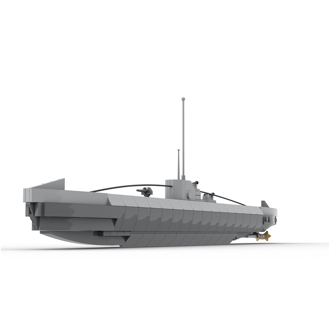 1/200 Scale German U - 505 WWII U - boat Klemmbausteine - LesDiy - Klemmbausteine