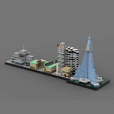 1/2000 Scale Pyongyang City Skyline Klemmbausteine - LesDiy - Klemmbausteine
