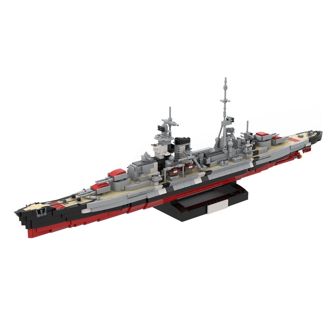 1/300 Admiral Hipper Class Heavy Cruiser Prinz Eugen Klemmbausteine - LesDiy - Klemmbausteine