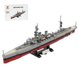 1/300 Scale Light Cruiser Klemmbausteine - LesDiy - Klemmbausteine