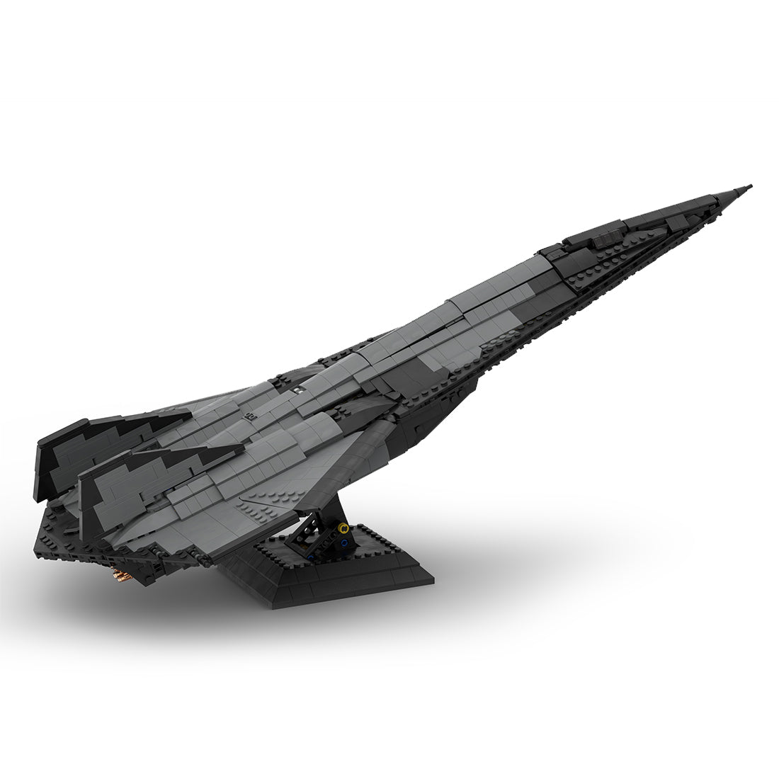 1/35 MOC SR - 72 10 Mach 10 Hyperschall - Tarnkappenbomber Klemmbausteine - LesDiy - Klemmbausteine