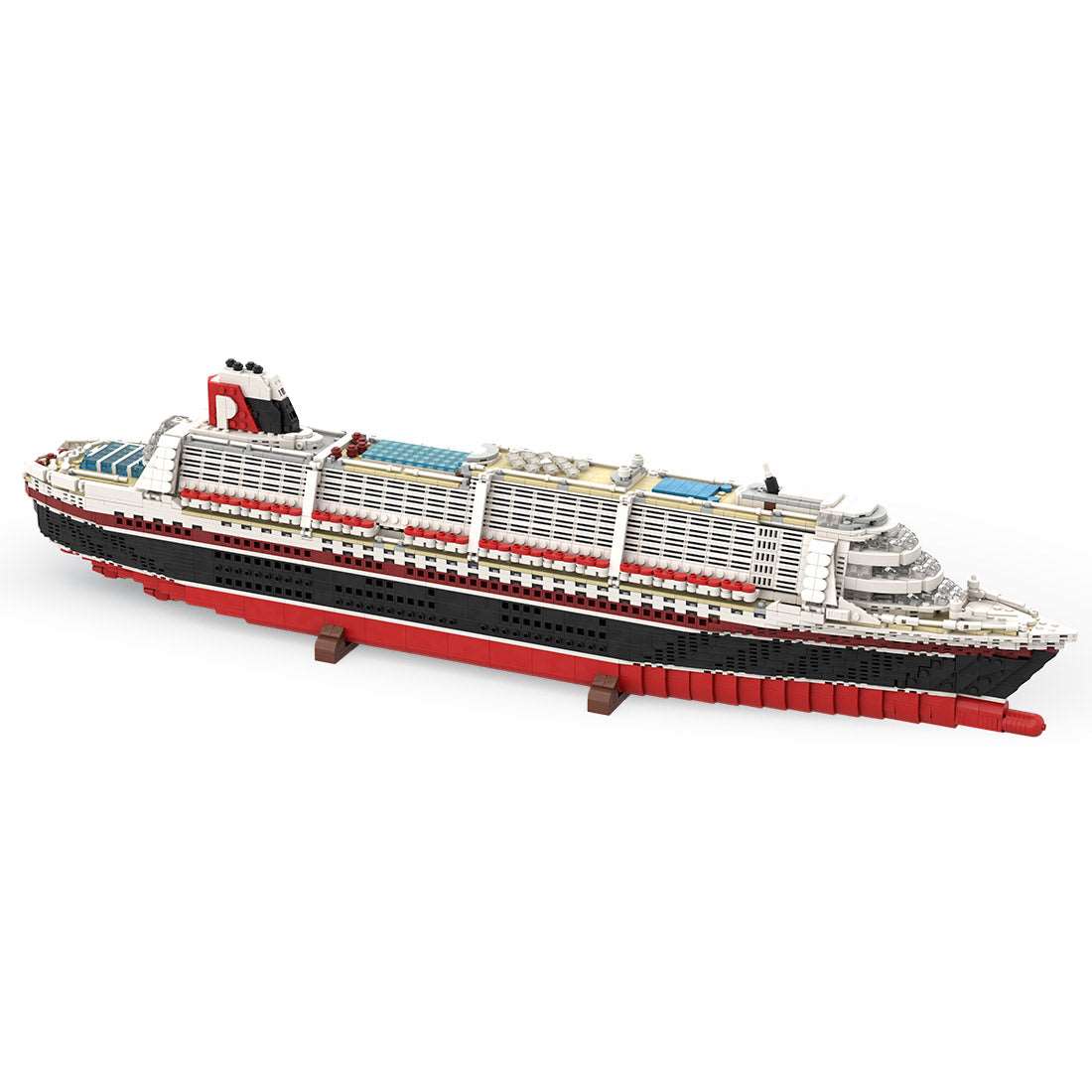 1:400 Das moderne Kreuzfahrtschiff „Poseidon“. - LesDiy - Klemmbausteine