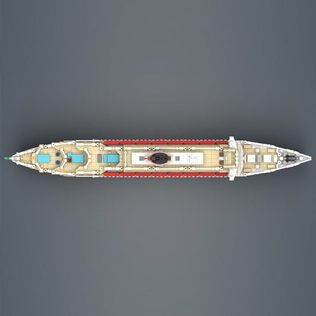 1/400 Scale Leonardo da Vinci Italian Ocean Liner Klemmbausteine - LesDiy - Klemmbausteine