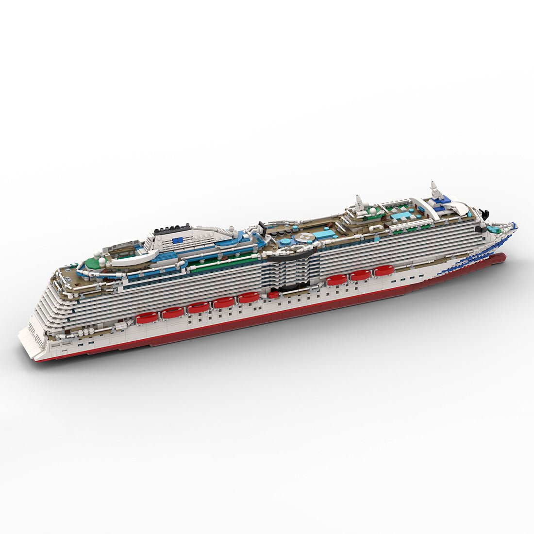 1/400 Scale Super Flagship Cruise Klemmbausteine - LesDiy - Klemmbausteine