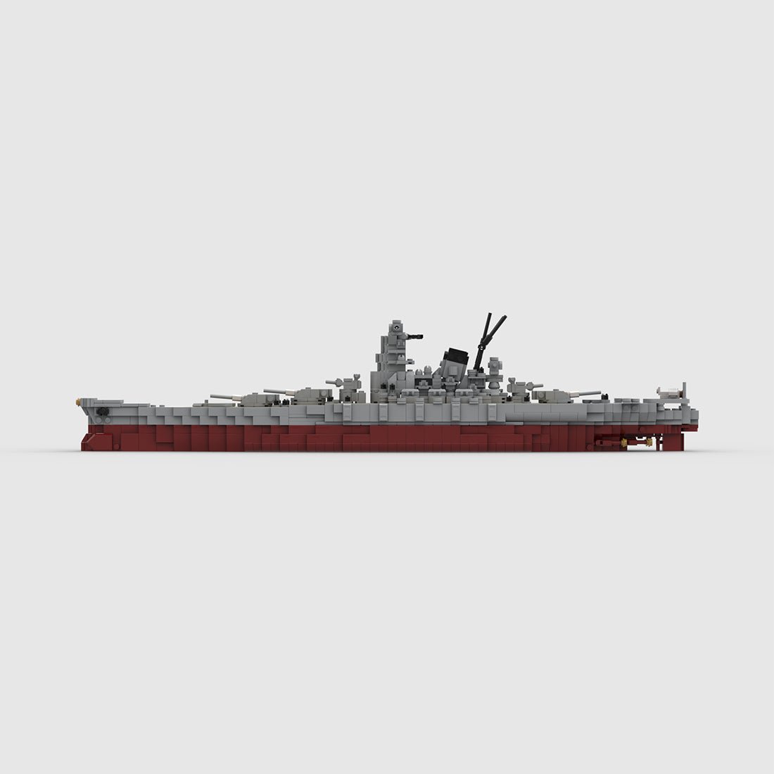 1:485 Scale Japanese Navy Yamato Battleship Klemmbausteine - LesDiy - Klemmbausteine