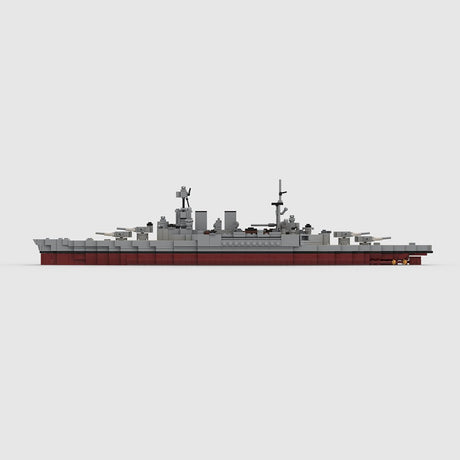 1/485 Scale WWII British Hood Battlecruiser Klemmbausteine - LesDiy - Klemmbausteine