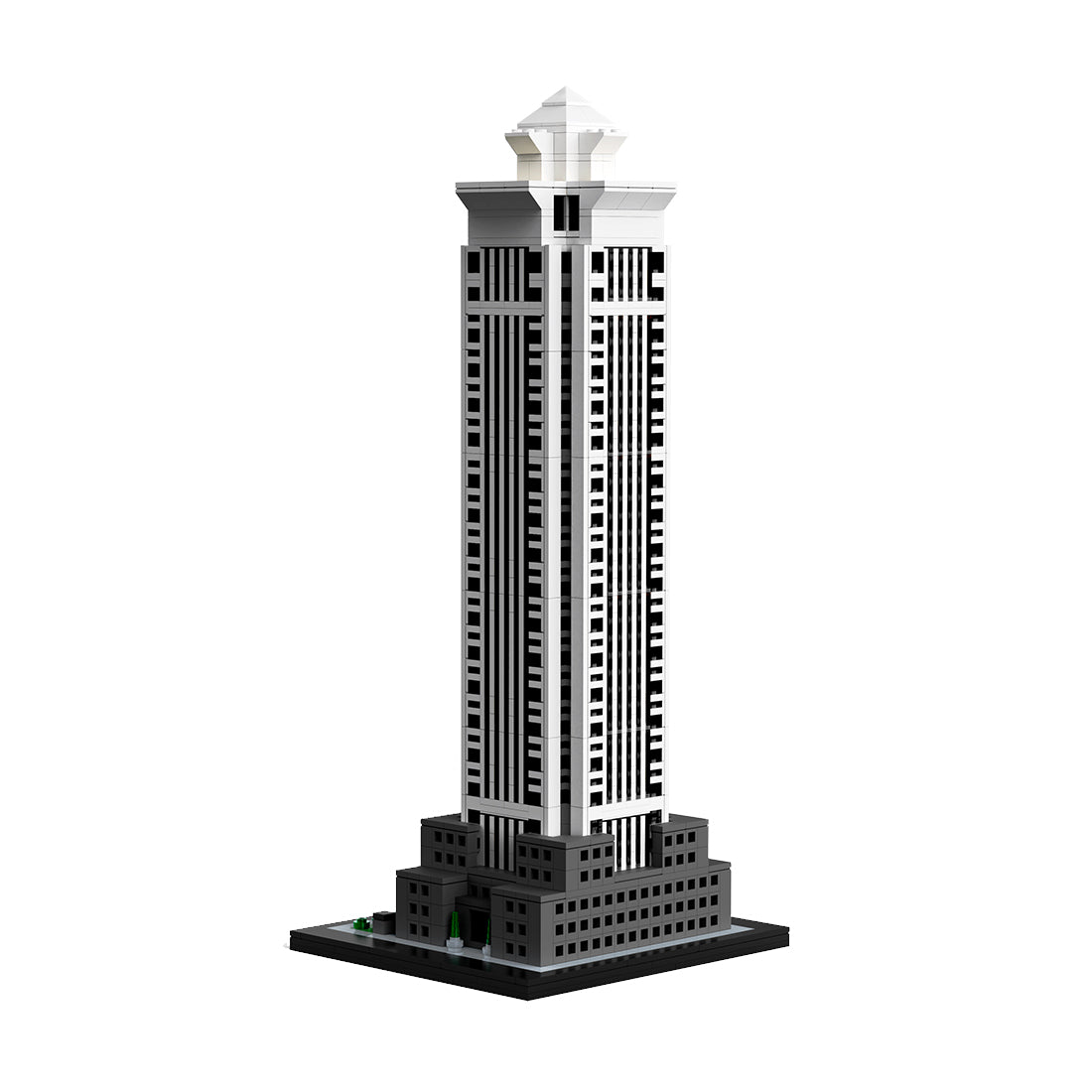 1/630 Scale BNY Mellon Center Klemmbausteine - LesDiy - Klemmbausteine