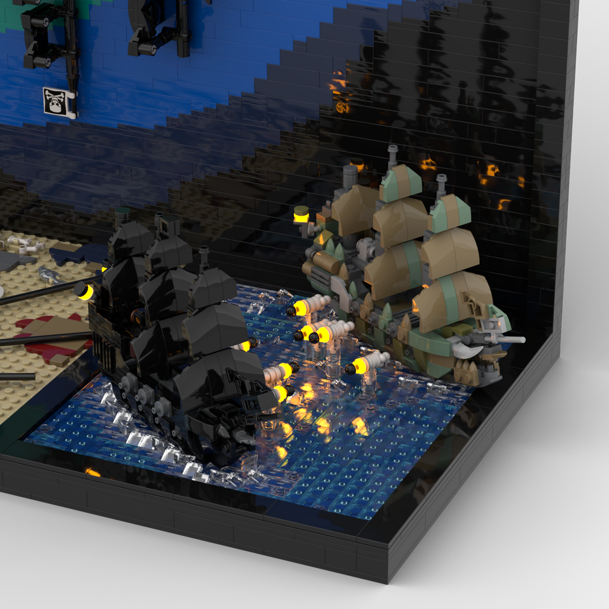 MOC-275983 LEGO Pirates of the Caribbean „Up is Down“-Kunst-MOC Klemmbausteine