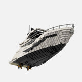 MOC-256391 Luxury Flybridge Yacht Klemmbausteine