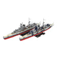 2 in 1 German Heavy Cruiser Mainz - Scale 1:300 Klemmbausteine - LesDiy - Klemmbausteine