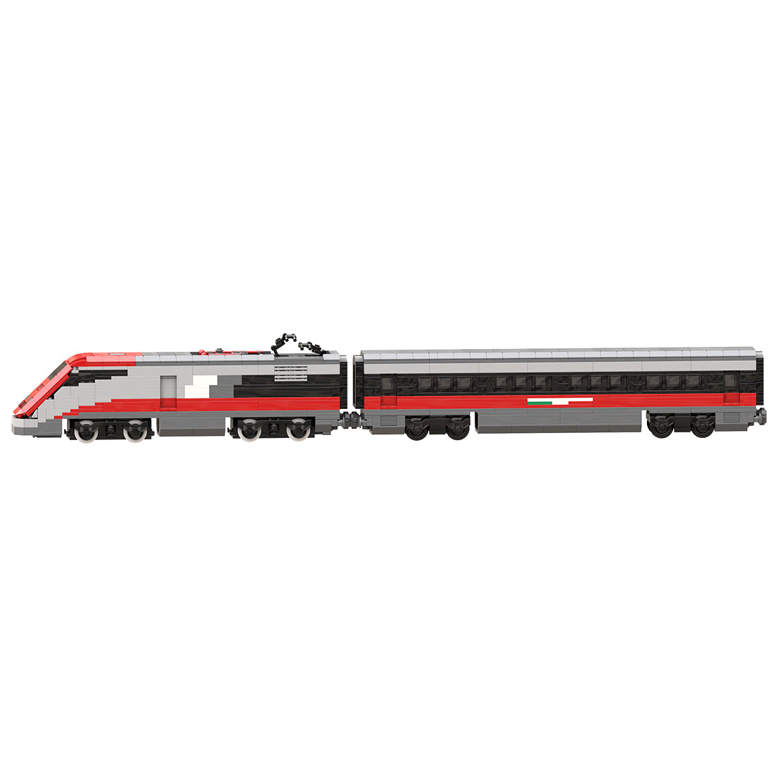 ETR 500 Italian Train Klemmbausteine