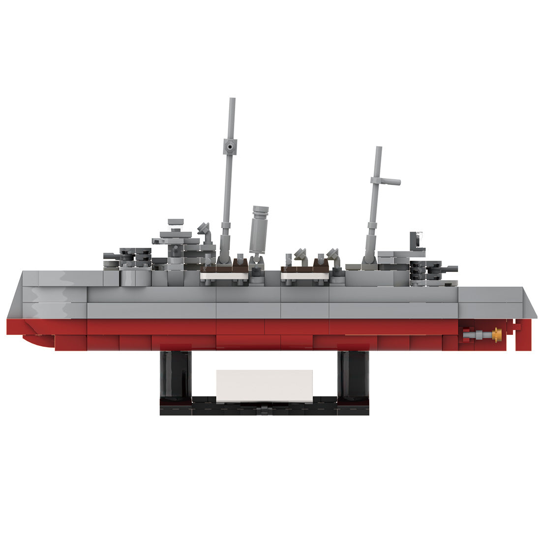 1/300 Scale SMS Siegfried Coastal Defense Battleship Klemmbausteine