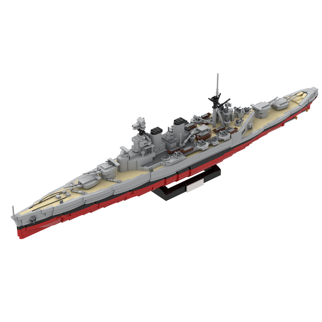 1/300 Scale HMS Hood Battlecruiser Klemmbausteine