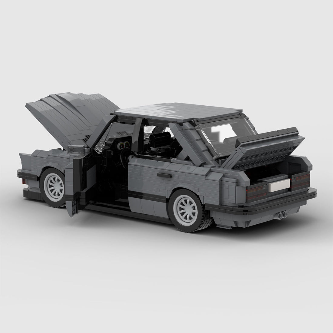 MOC-161114 BMW M5 E28 Dark Bluish Gray Klemmbausteine