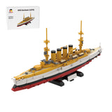 1/300 Scale SMS Scharnhorst Armored Cruiser Klemmbausteine