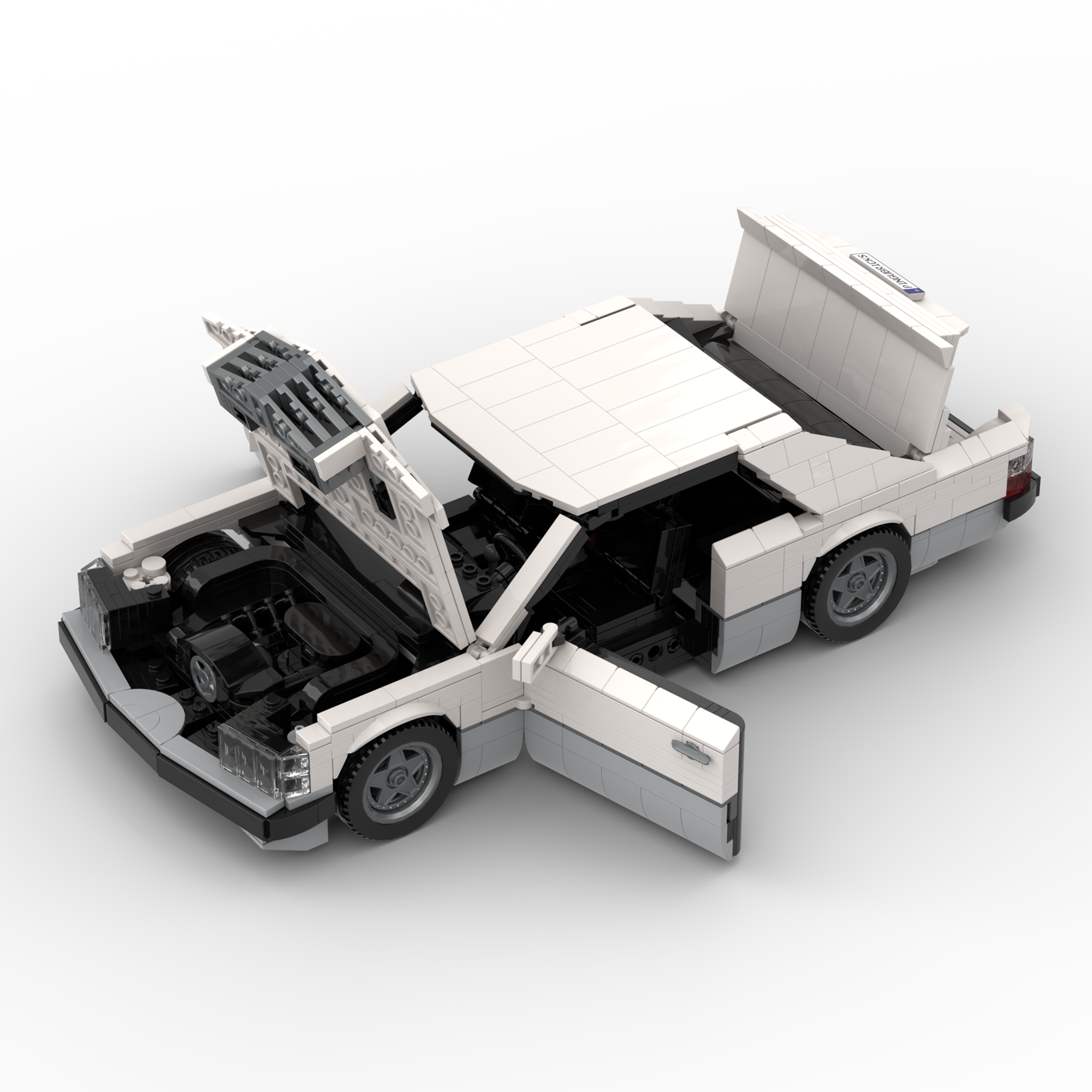 Deutsches Grand-Touring-Coupé der 1980er Jahre Klemmbausteine(GoBricks)