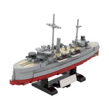1/300 Scale SMS Siegfried Coastal Defense Battleship Klemmbausteine